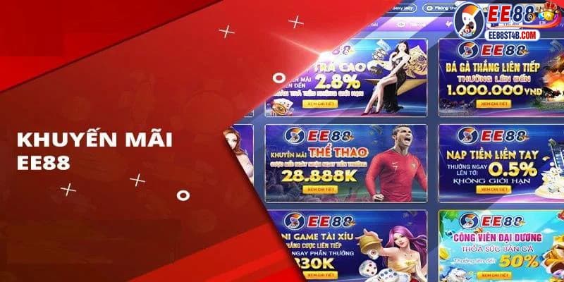 Các loại khuyến mãi EE88 phổ biến